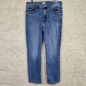 MOTHER Mid Rise Dazzler Ankle Jeans Women Size 31 Medium Wash Healing Jar